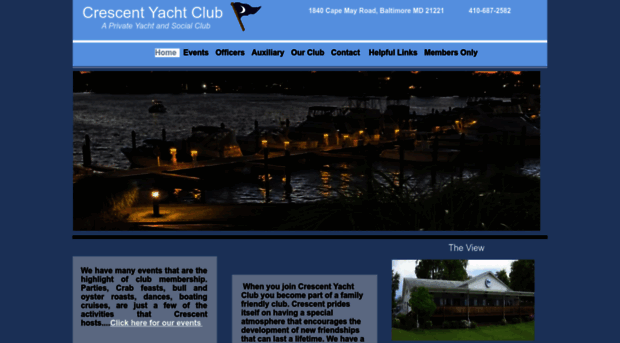 crescentyachtclub.com