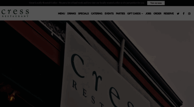 cressrestaurant.com