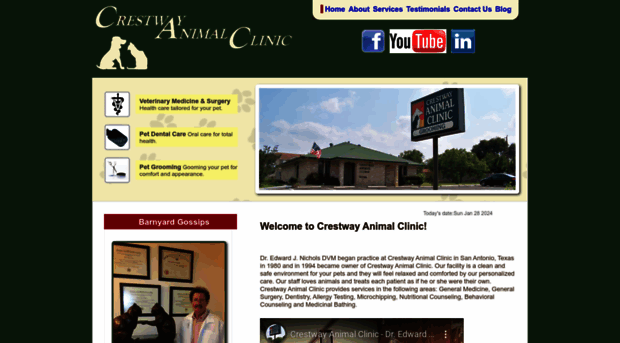 crestway-animal-clinic.com