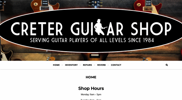 creterguitarshop.com