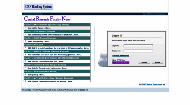 crfbooking.iitd.ac.in