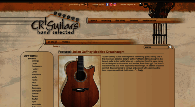 crguitars.com