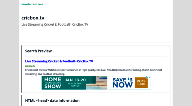 cricbox.tv.viewsforcash.com