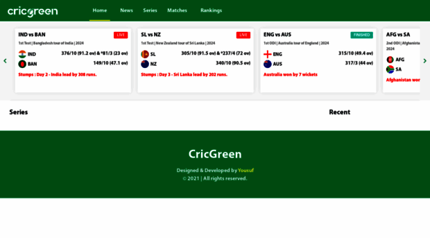 cricgreen.com