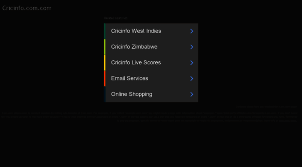 cricinfo.com.com