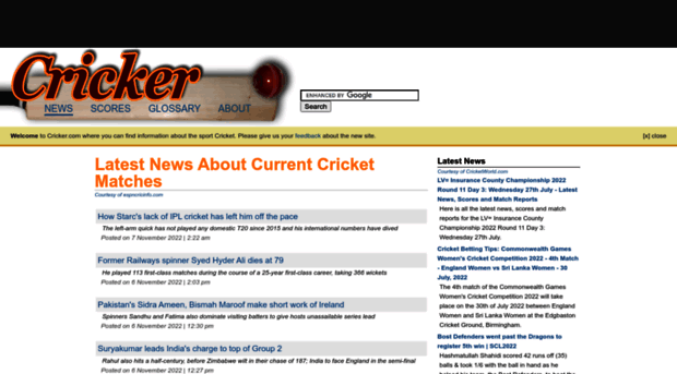 cricker.com