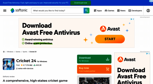 cricket-24.en.softonic.com