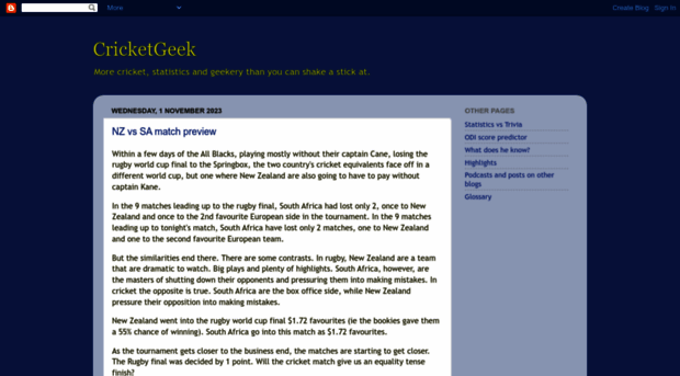 cricket.geek.nz