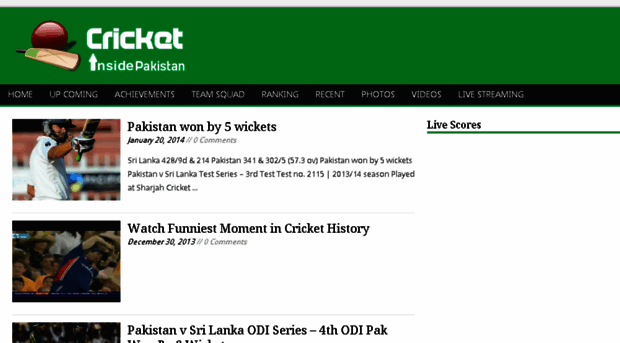 cricket.insidepak.com