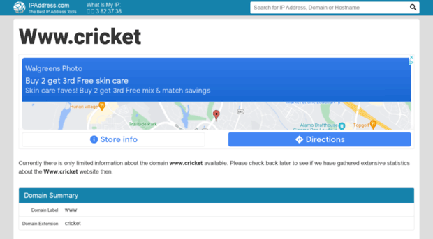 cricket.ipaddress.com