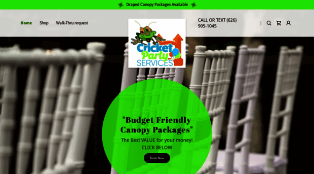 cricketpartyservices.com