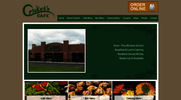 cricketscateringcafe.com