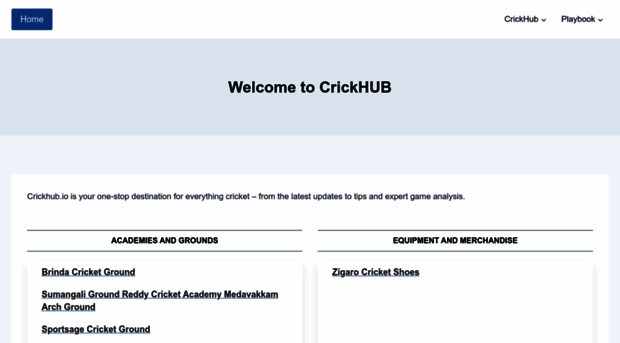 crickhub.io