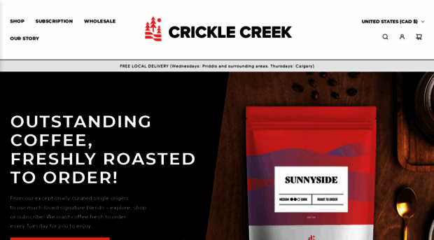 cricklecreekcoffee.com