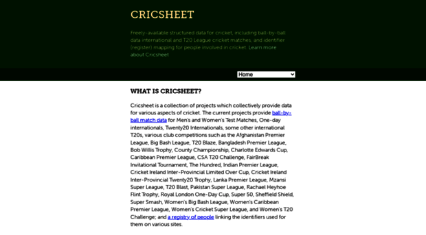 cricsheet.org