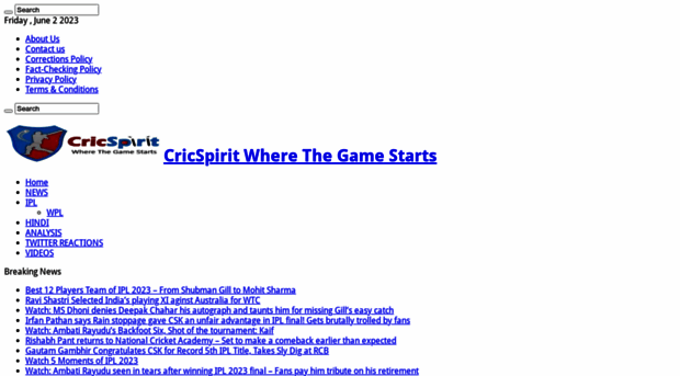 cricspirit.com