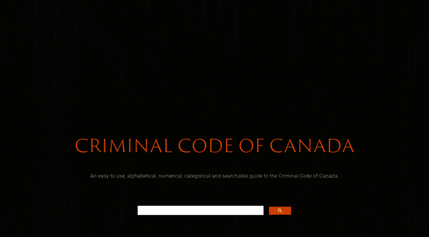 criminal-code.ca