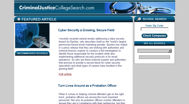 criminaljusticecollegesearch.com
