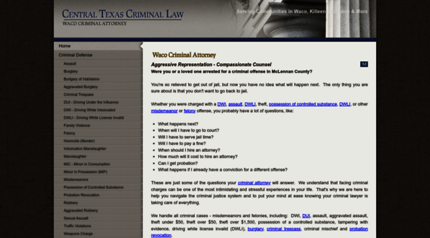 criminallawyerwacotexas.com