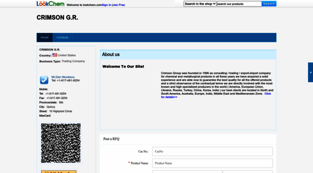 crimsongroup.lookchem.com