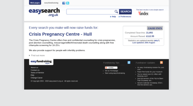 crisispregnancycentre.easysearch.org.uk