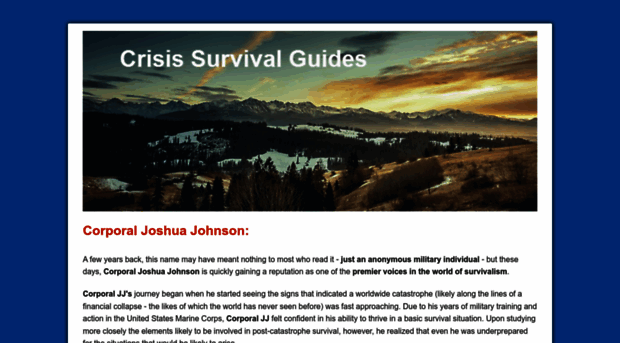 crisissurvivalguides.com