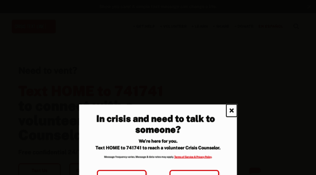 crisistextline.org