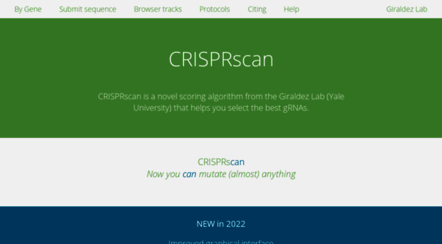 crisprscan.org