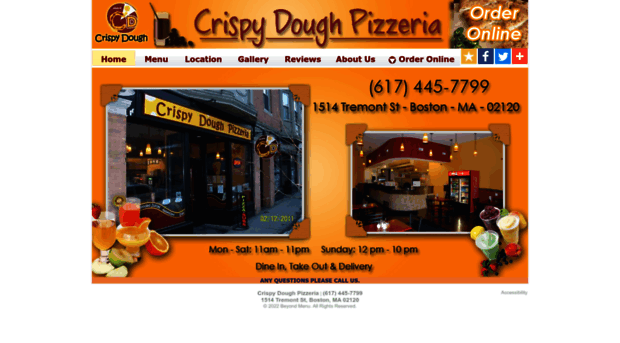 crispydoughpizzeria.com