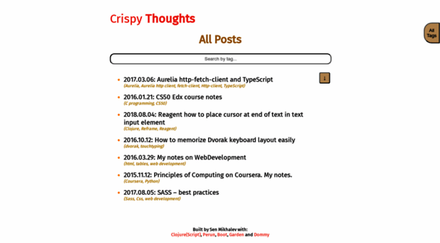 crispythoughts.com