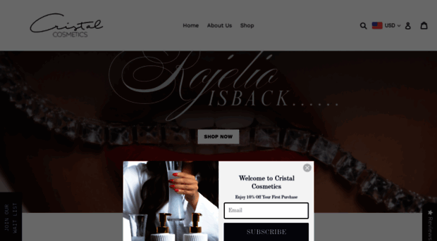 cristalcosmetics.com