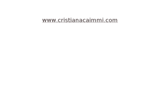 cristianacaimmi.com