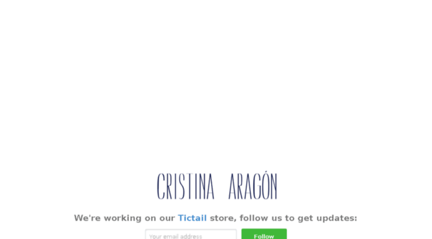 cristinaaragon.tictail.com