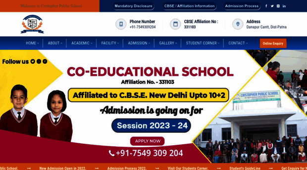 cristopherpublicschool.com