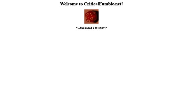 criticalfumble.net