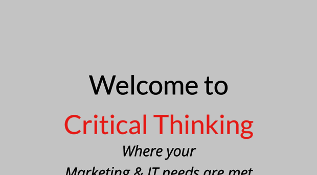 criticalthinking.ro