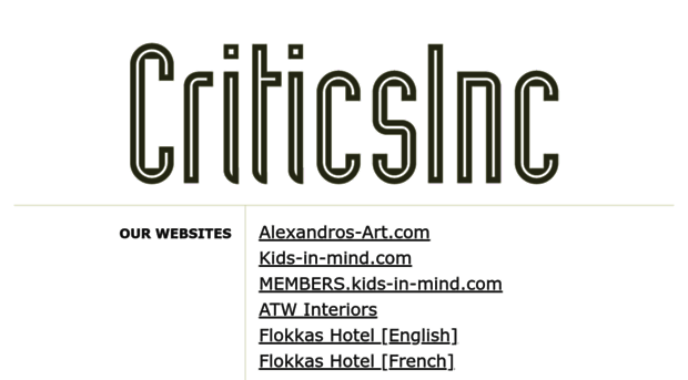 criticsinc.com