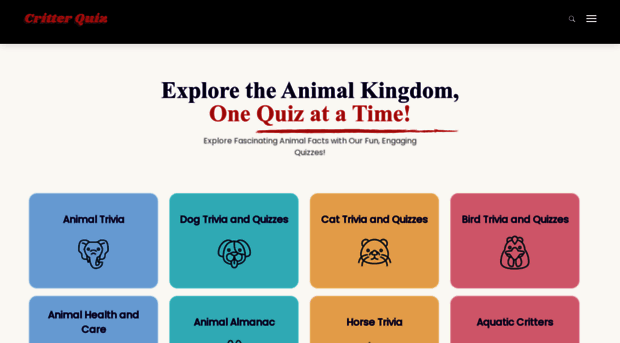 critterquiz.com