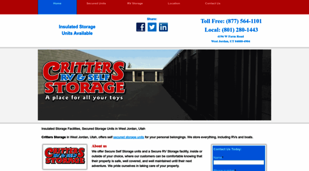 crittersstorage.net