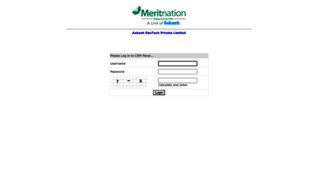 crm.meritnation.com