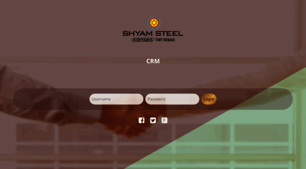 crm.shyamsteel.in