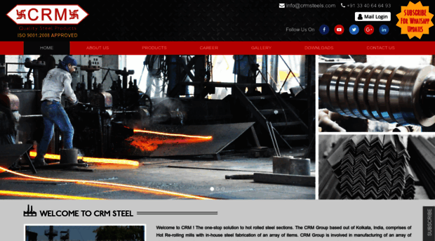 crmsteels.com