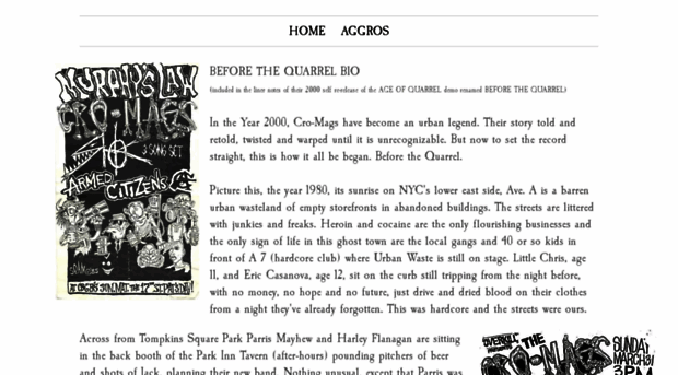 cro-mags.com