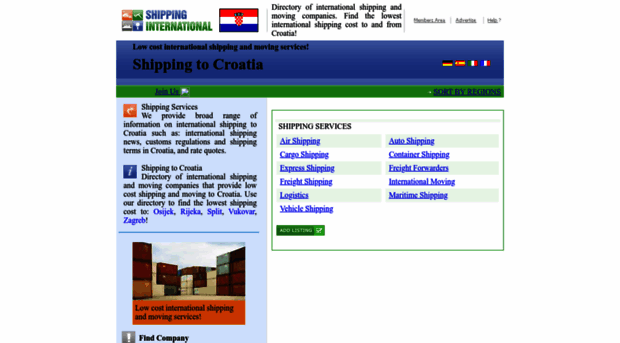 croatia.shipping-international.com