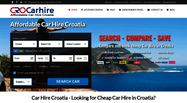 crocarhire.com