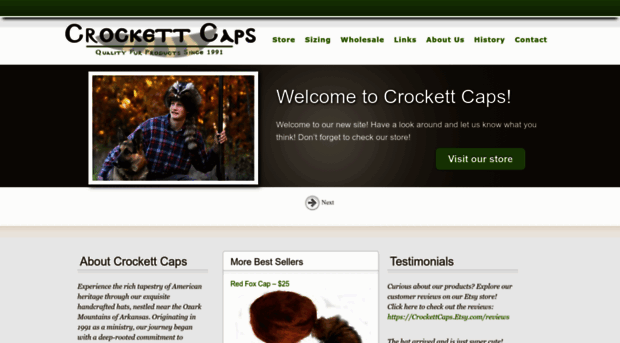 crockettcooncaps.com