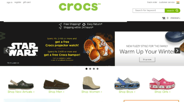 crocs india men