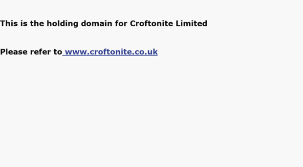 croftonite.com