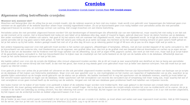 cronjob.nl