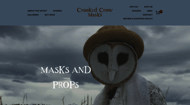 crookedcrowmasks.com